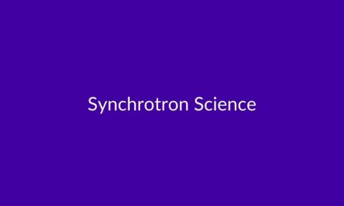 Text: Synchrotron science