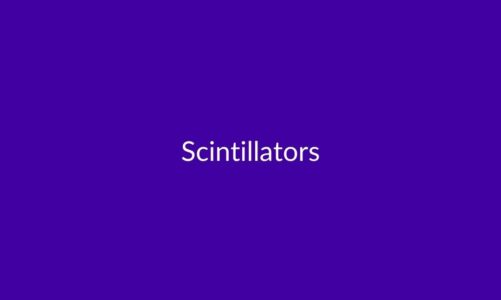 Text: Scintillators